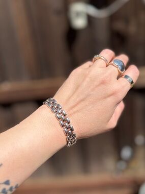 Sterling Silver Link Bracelet - Women's Silver Chain Bracelet